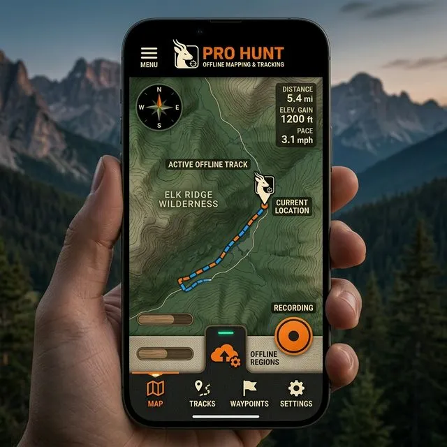 Pro Hunt - Offline Map Feature
